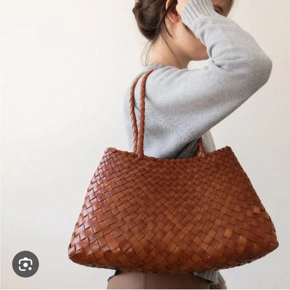 Dragon Diffusion Brown Woven Tote - Picture 12 of 14